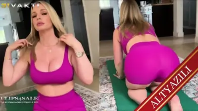 Seksi Spor Eğitmeni Domalınca Kendisini Tutamadı